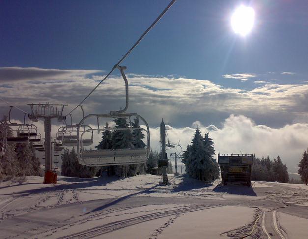 Ski centrum ky - na vrcholu