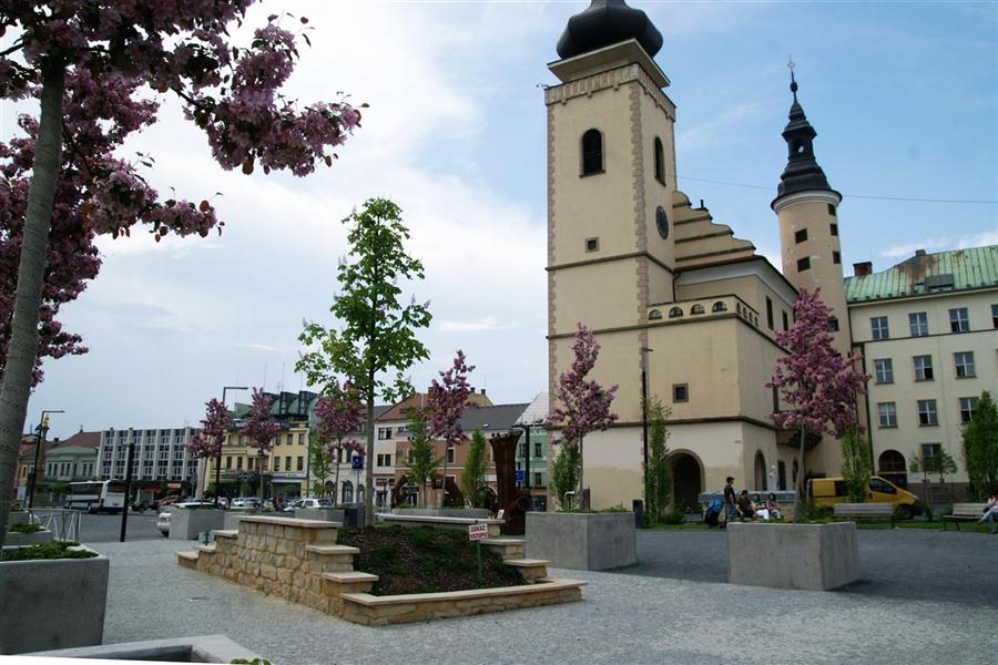 Parčík ve volnočasovém areálu