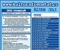 Kulturní program na říjen 2013