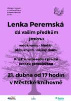 Lenka Peremsk d vaim pedkm jmna